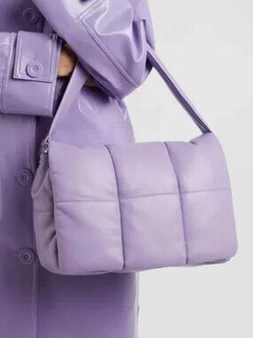 STAND STUDIO Purple Wanda Clutch Bag NEW With Tags